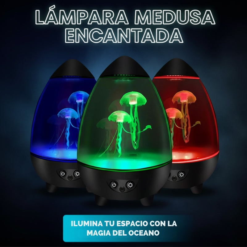 Lámpara de Medusas en Movimiento Acuático