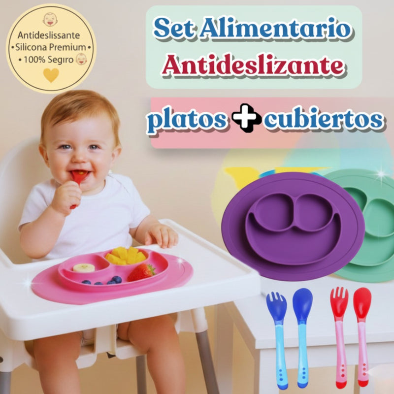 Plato Antideslizante para Bebé