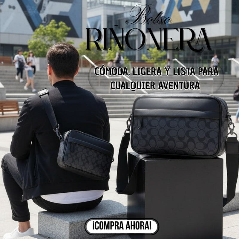 Maletín Riñonera Bandolera Elegante para Hombre