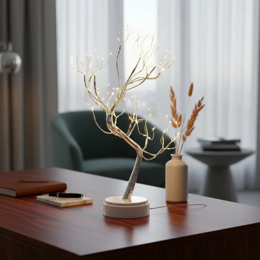 Lámpara de Escritorio Árbol de Luces LED