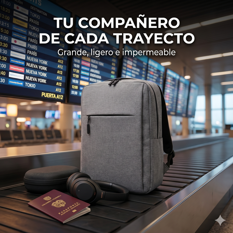 Mochila Impermeable Multibolsillos de Gran Capacidad