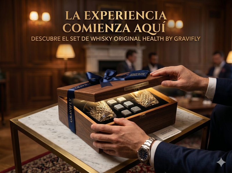 Set de Whisky Premium con Vasos y Piedras