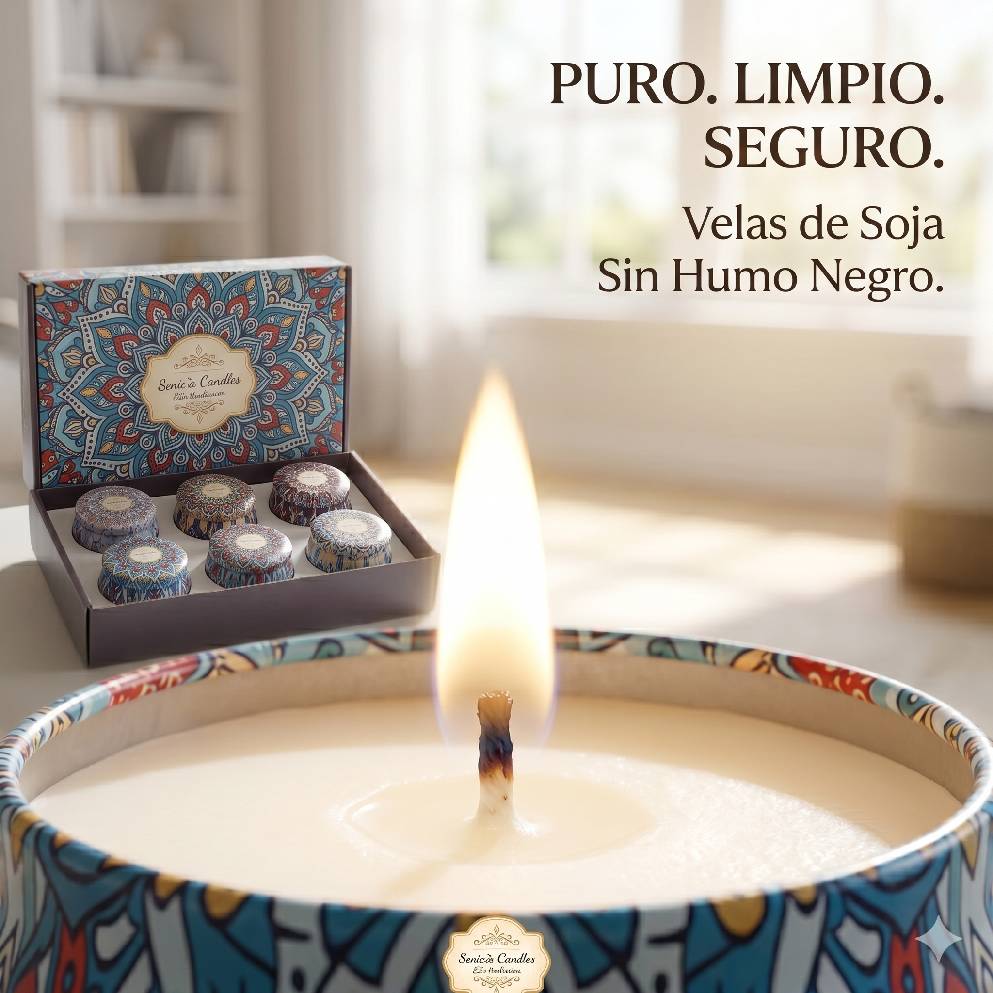 Set de Velas Aromáticas Relajantes x6