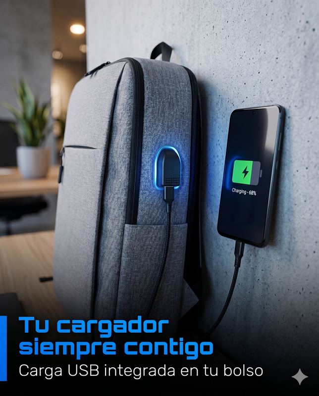 Mochila Impermeable Multibolsillos de Gran Capacidad