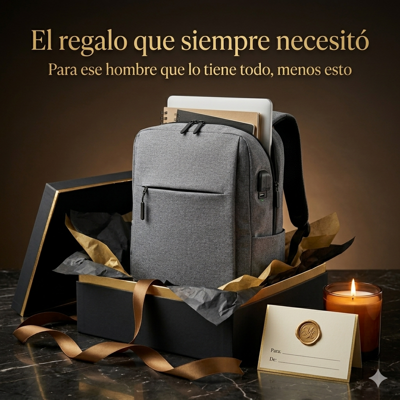 Mochila Impermeable Multibolsillos de Gran Capacidad