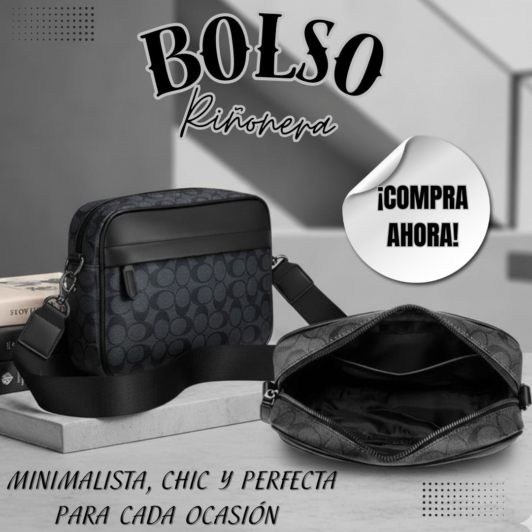 Maletín Riñonera Bandolera Elegante para Hombre