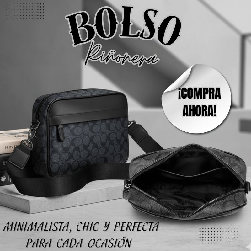 Maletín Riñonera Bandolera Elegante para Hombre