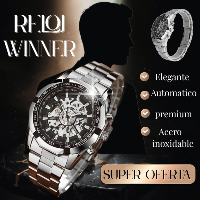Reloj Winner de Lujo con Diseño Sofisticado