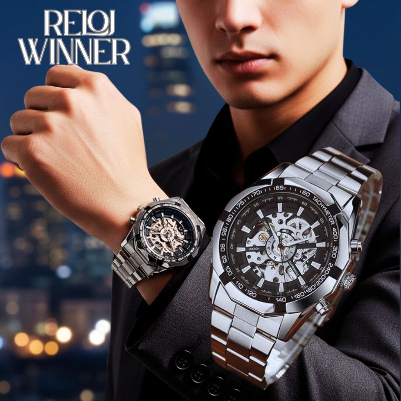 Reloj Winner de Lujo con Diseño Sofisticado