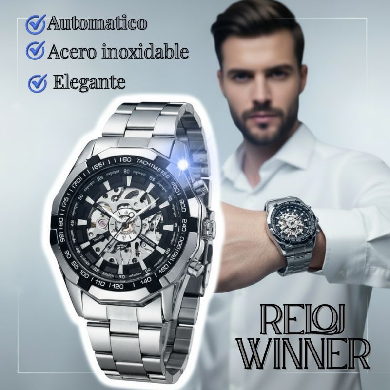 Reloj Winner de Lujo con Diseño Sofisticado