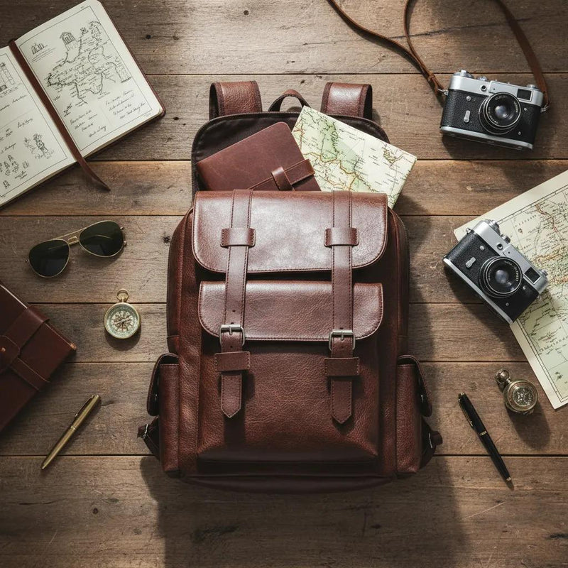 Morral Ejecutivo Vintage de Cuero Premium