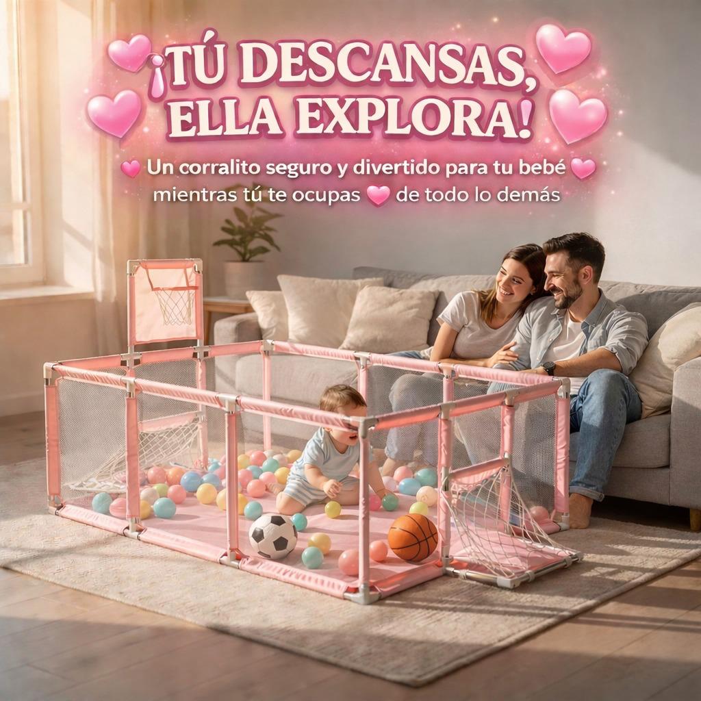 Corral de Juegos Infantil Extra Grande