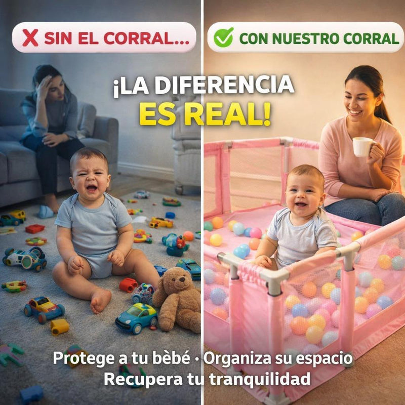 Corral de Juegos Infantil Extra Grande