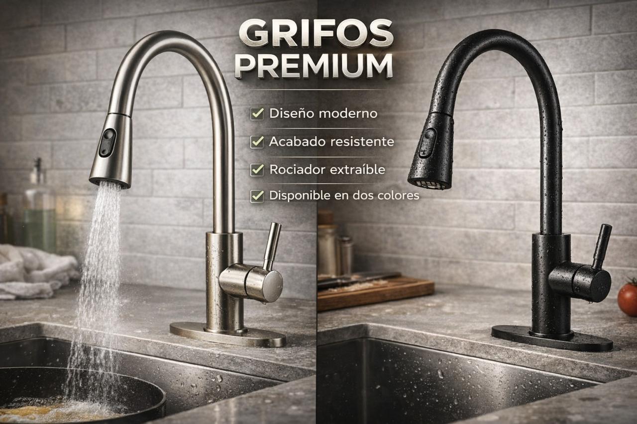Grifo Extraible Premium Moderno Elegante