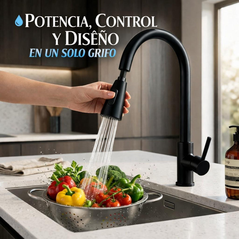 Grifo Extraible Premium Moderno Elegante