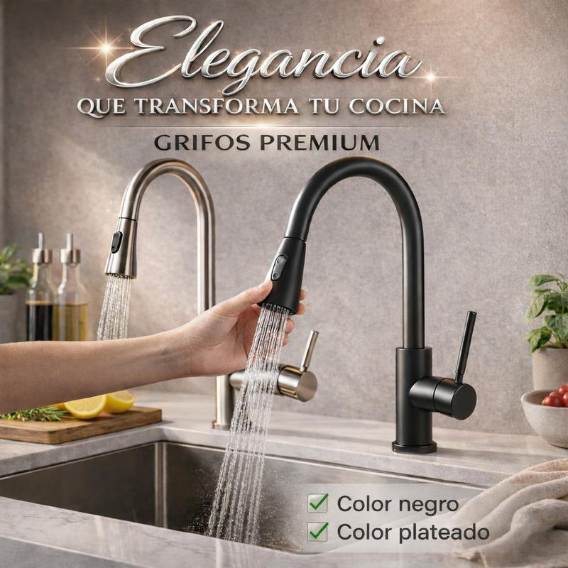 Grifo Extraible Premium Moderno Elegante